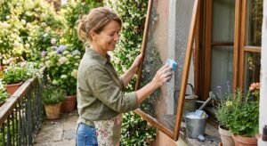 მწერების დამცავი ბადეების გაწმენდა